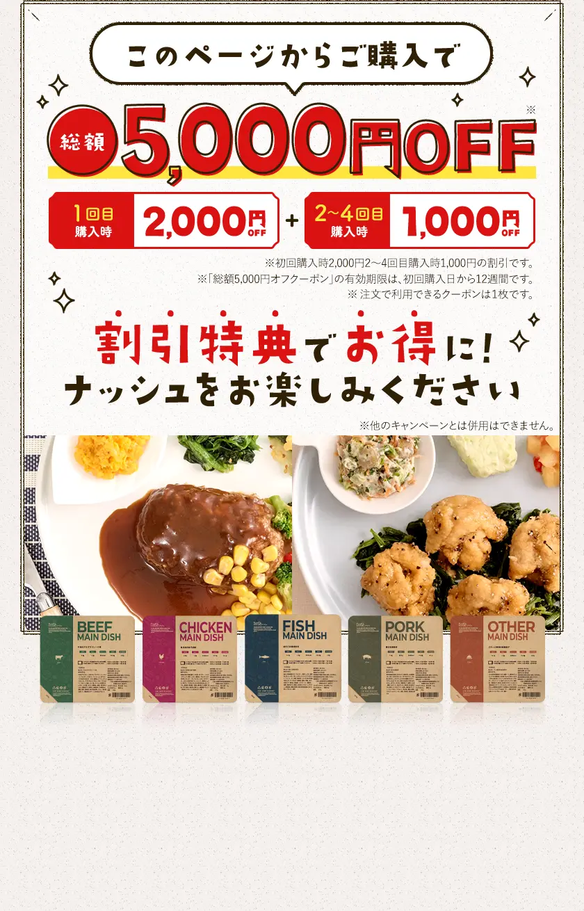 このページからの購入で総額5,000円オフ