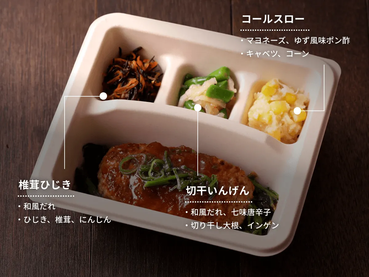 おろしソースのハンバーグ