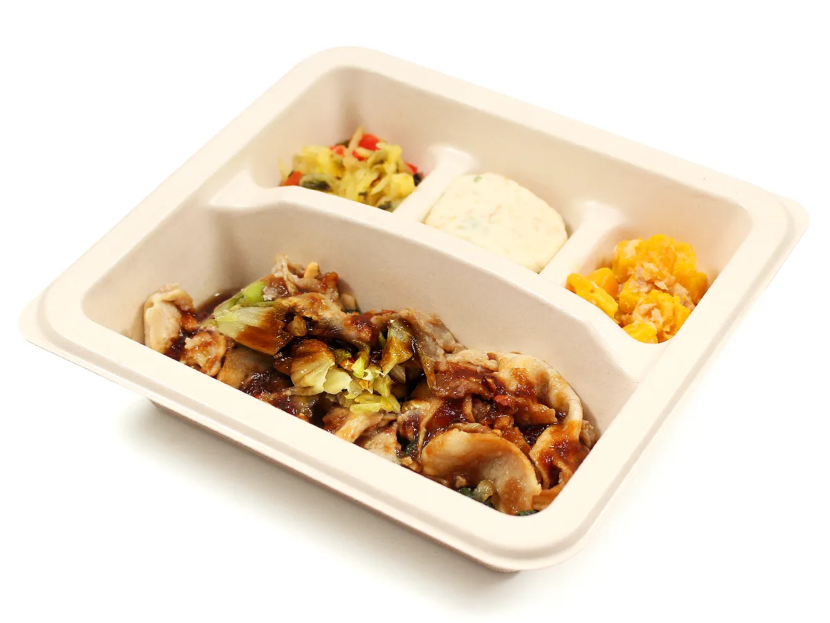 豚バラ肉と野菜の甘辛ソースまみれ