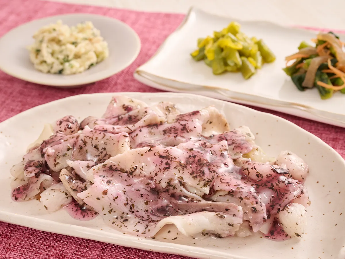 豚バラ肉の爽やか梅仕立て