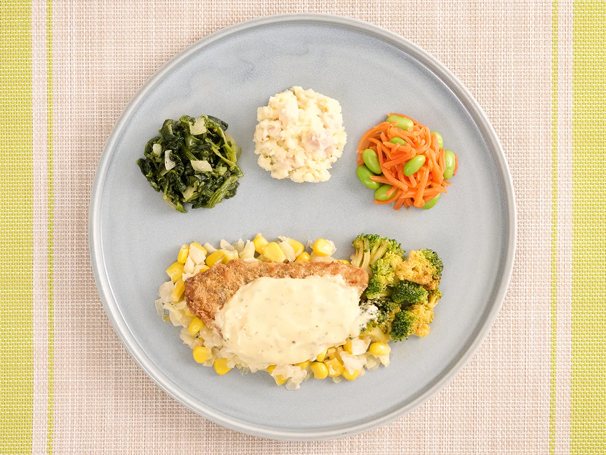 カレータルタルアジフライ