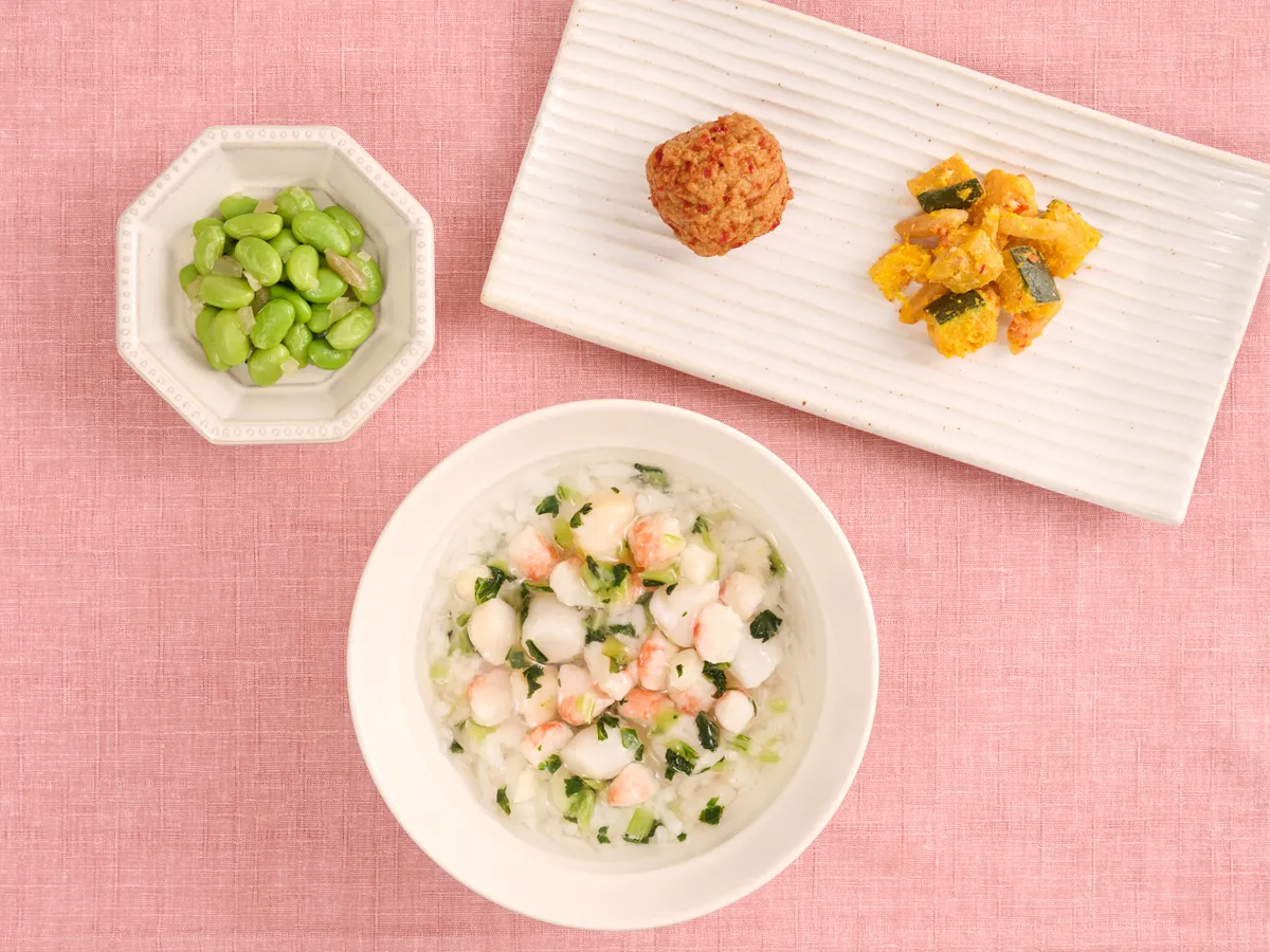 鶏だしの中華がゆ