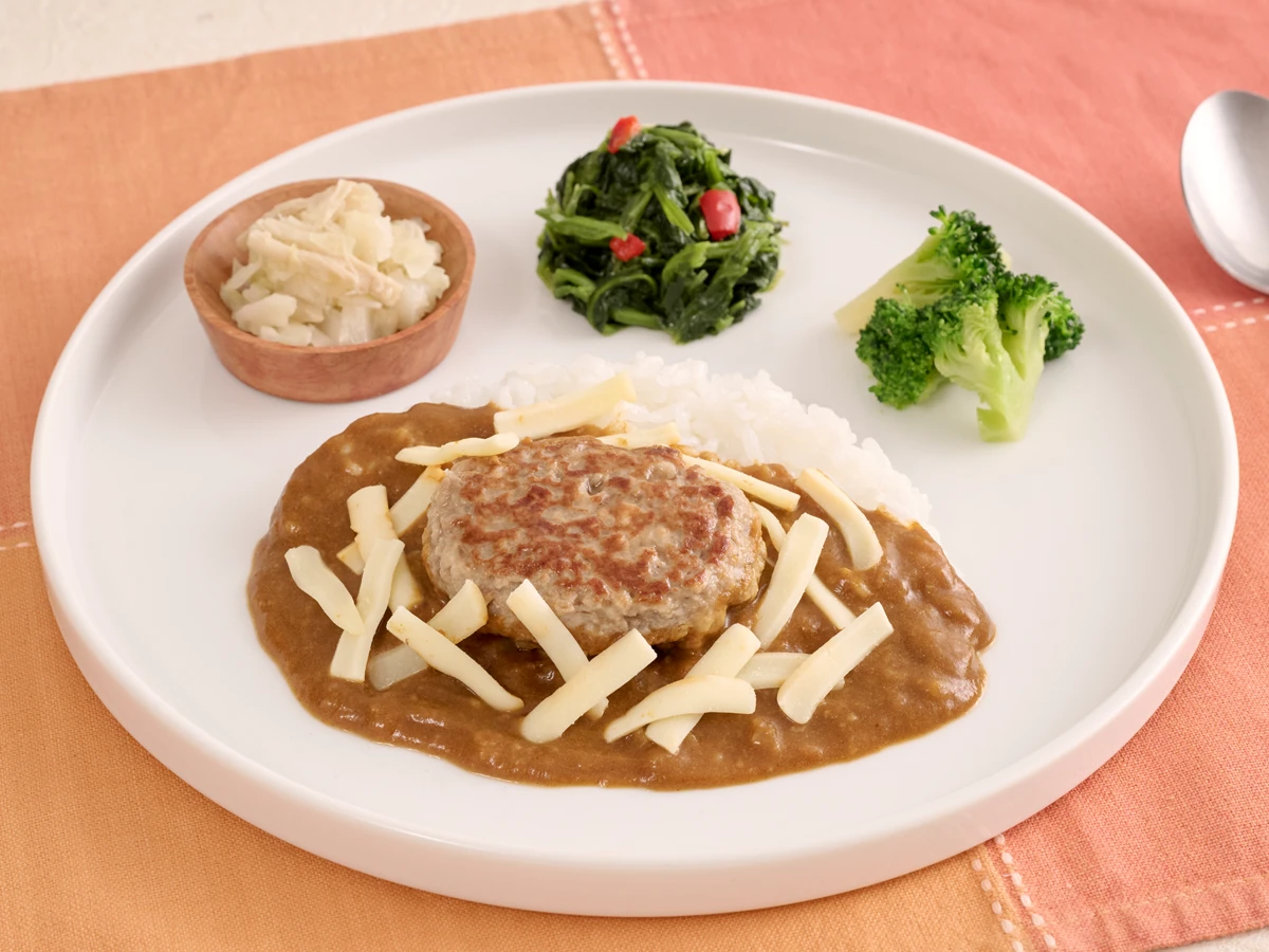 CoCo壱番屋ハンバーグチーズのビーフカレー