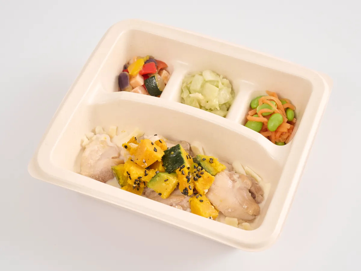 かぼちゃ&チキンのホワイトソース