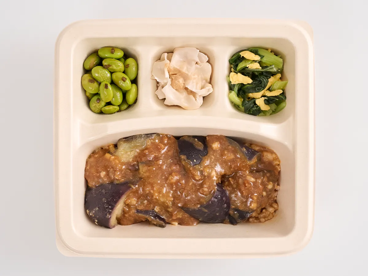 【増量】たっぷり挽肉の麻婆茄子