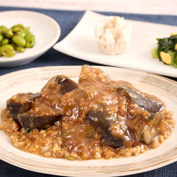 【増量】たっぷり挽肉の麻婆茄子