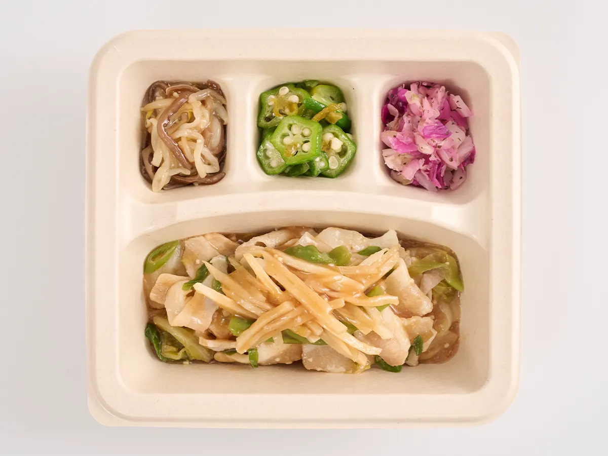 豚トロとシャキ旨野菜のオイスター
