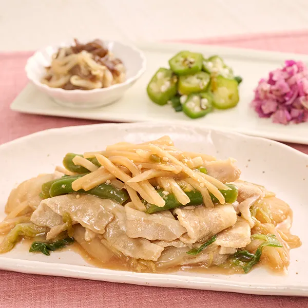豚トロとシャキ旨野菜のオイスター