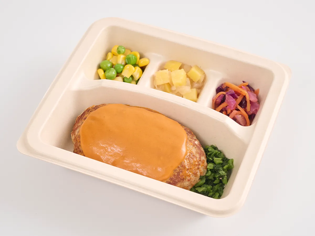海老クリームハンバーグ