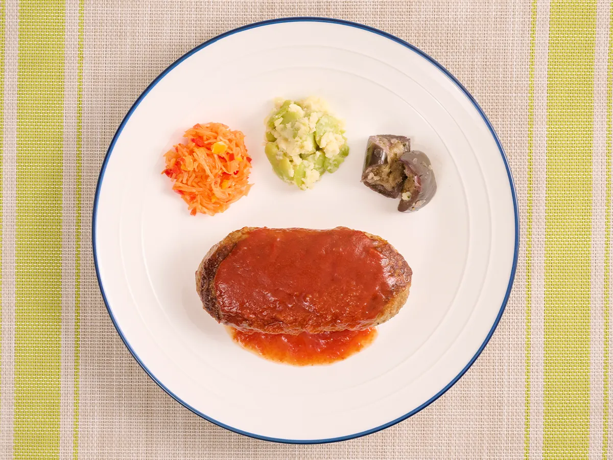 【増量】チリハンバーグステーキ