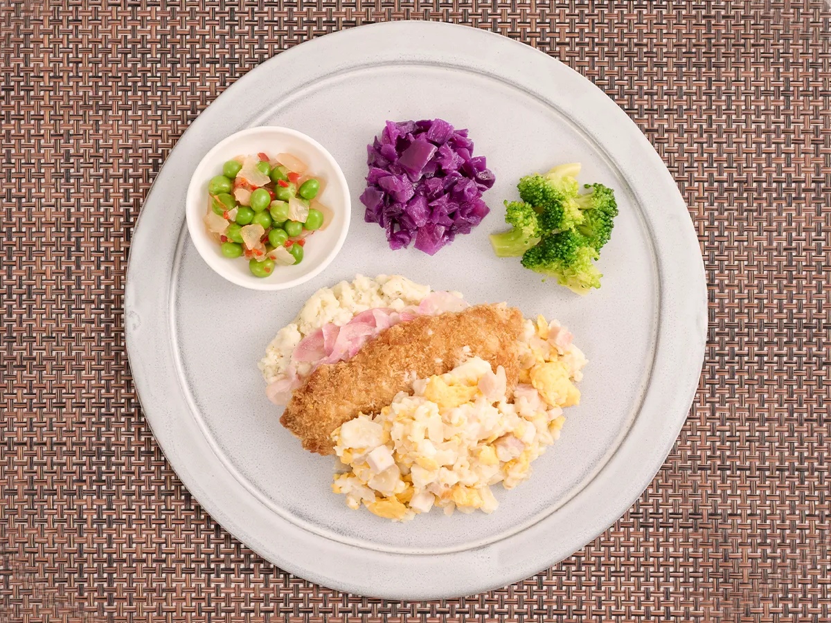 アジフライのとろじゃが洋風仕立て