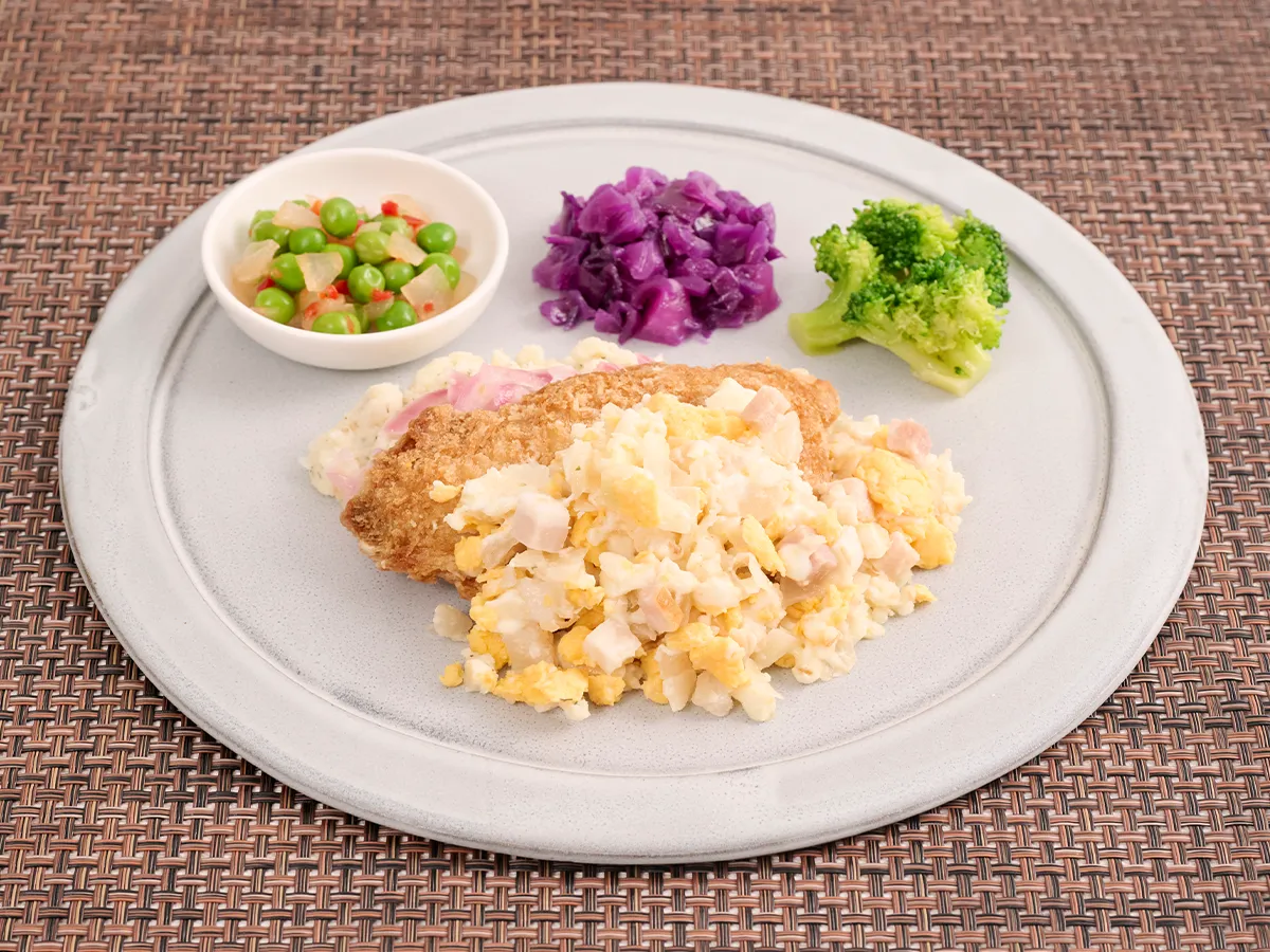 アジフライのとろじゃが洋風仕立て