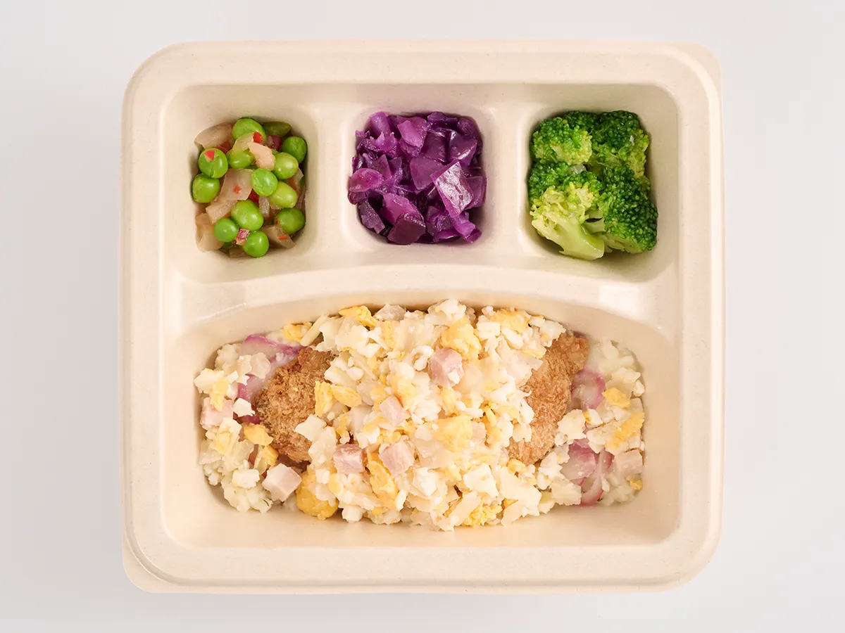 アジフライのとろじゃが洋風仕立て