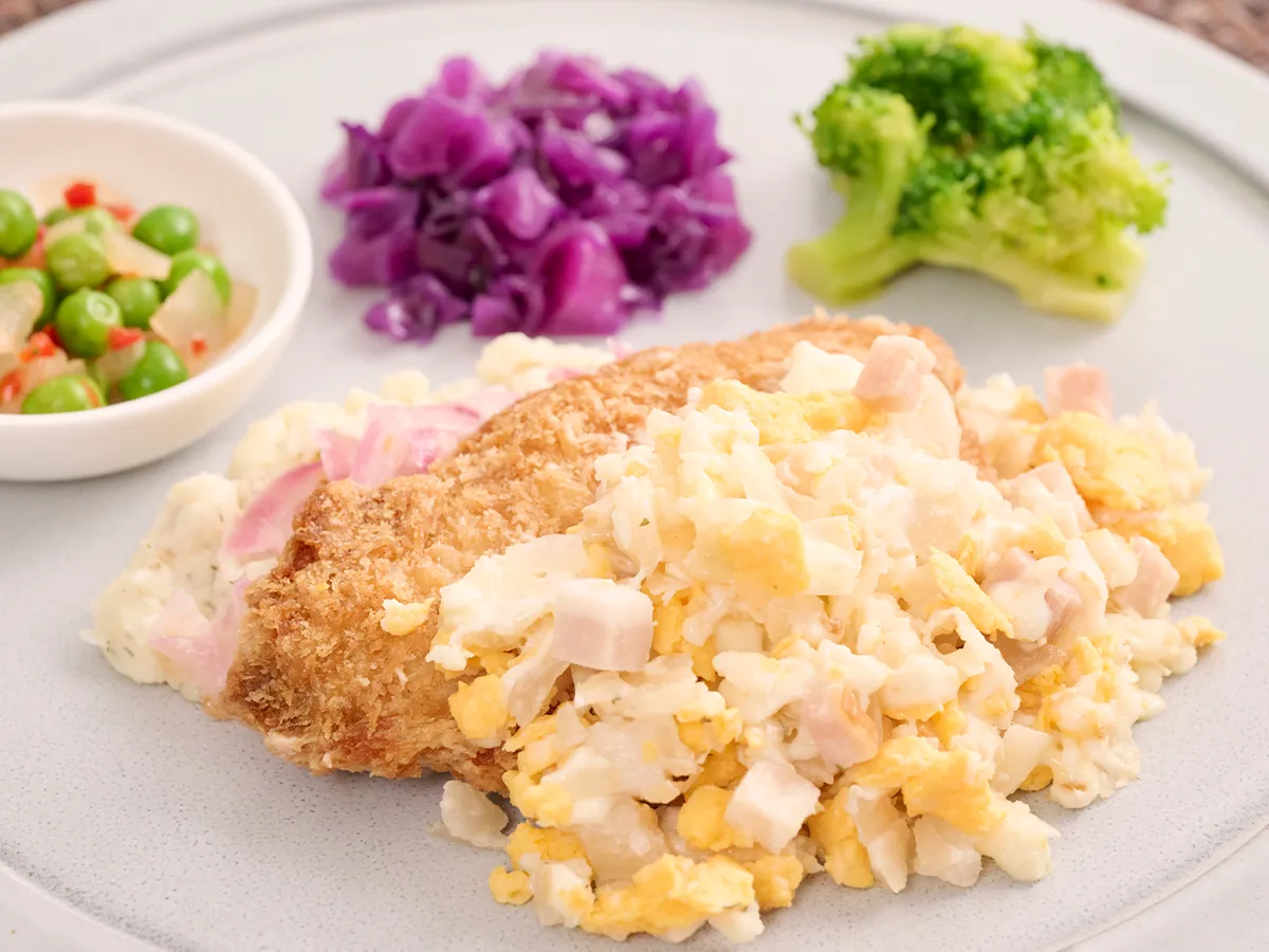 アジフライのとろじゃが洋風仕立て