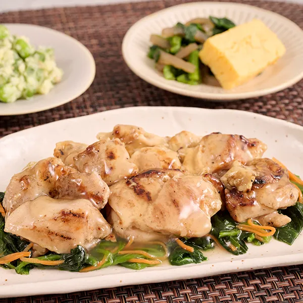 【増量】鶏もも肉の炭火焼き