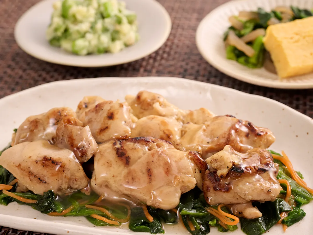 【増量】鶏もも肉の炭火焼き