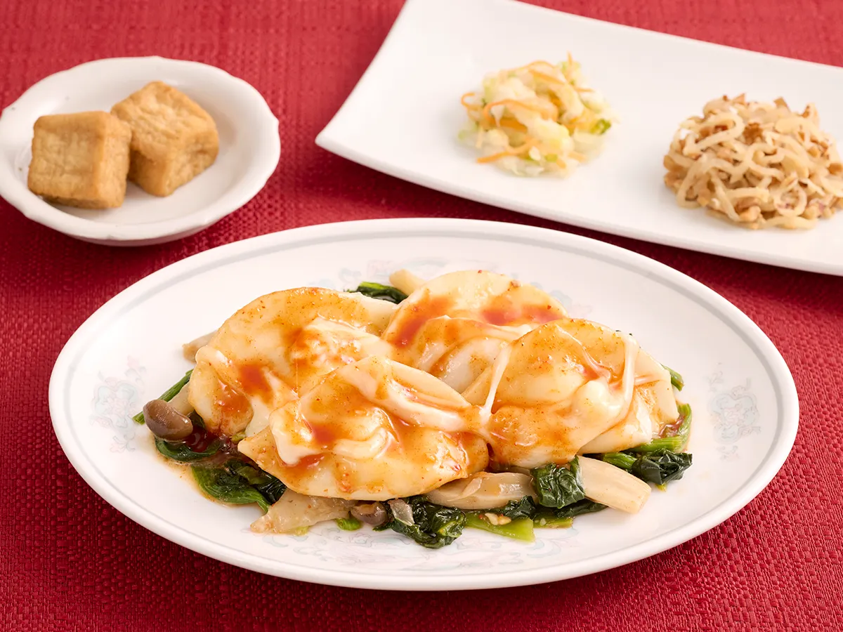 水餃子のチーズコチュジャン