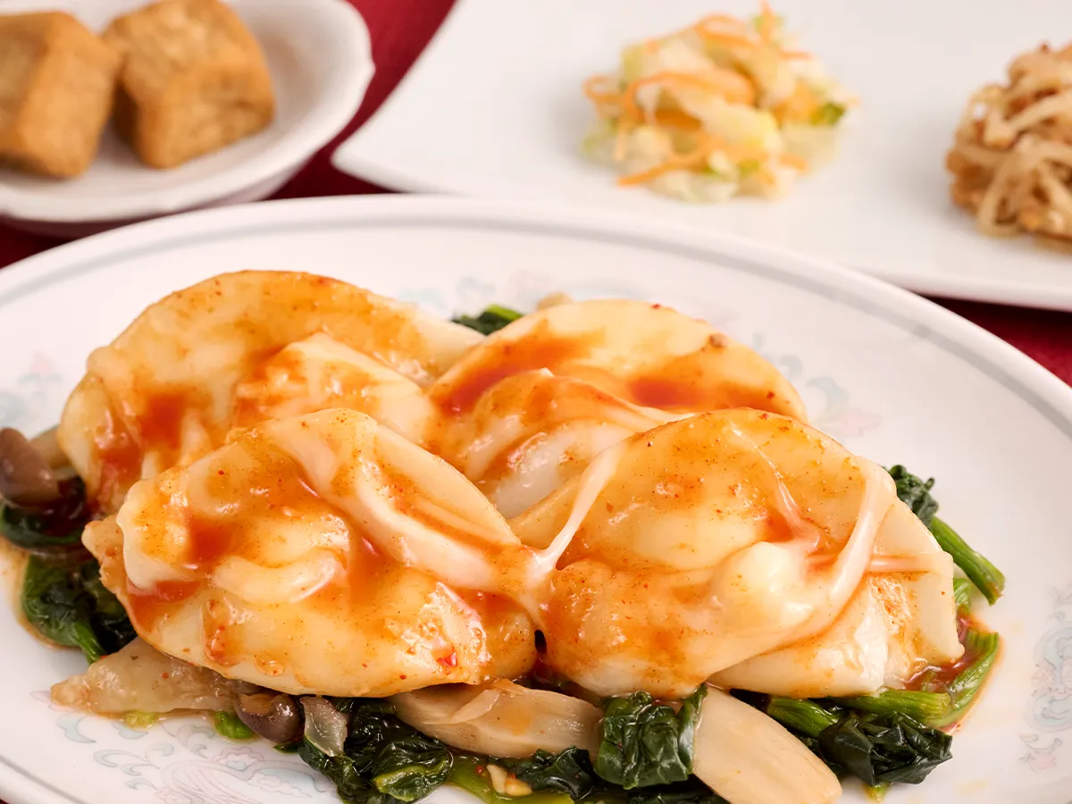 水餃子のチーズコチュジャン