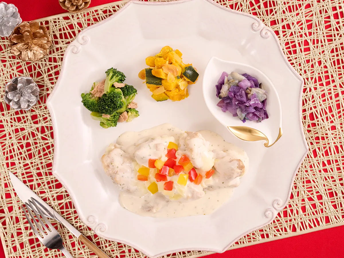 星降る夜のクリーミーチキン