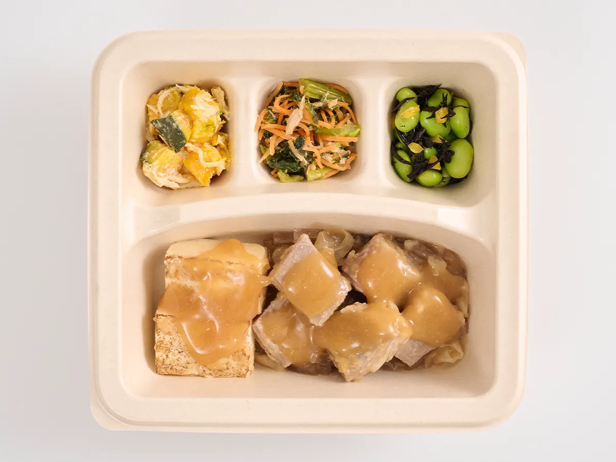 牛すじとお豆腐の味噌だれ