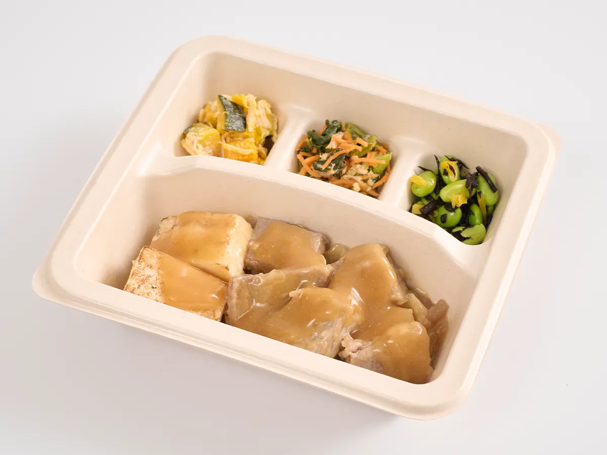 牛すじとお豆腐の味噌だれ