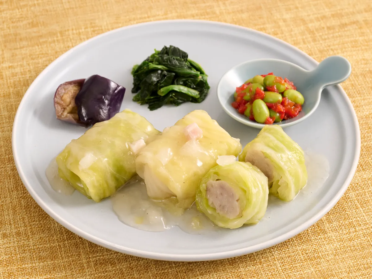 とろ〜りコンソメのロールキャベツ