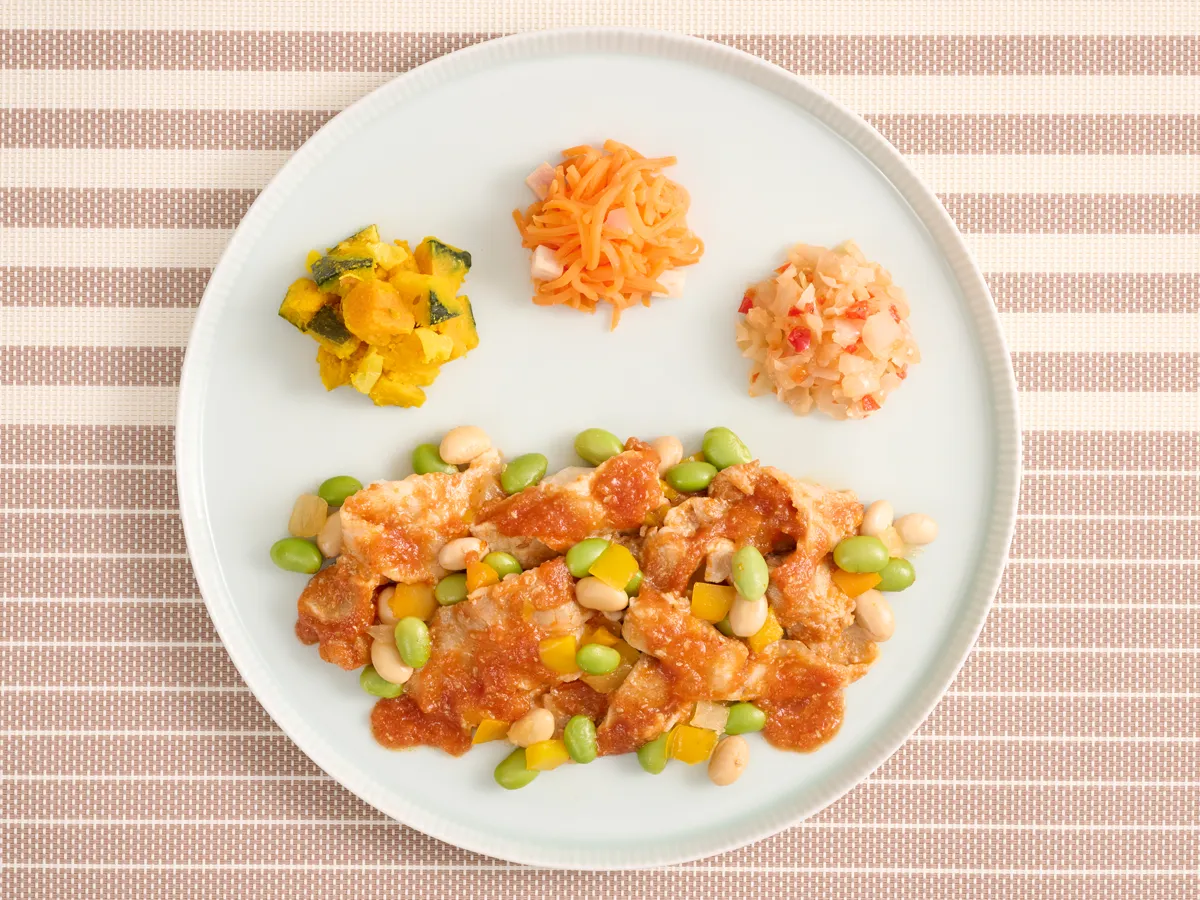 ポークチリビーンズ