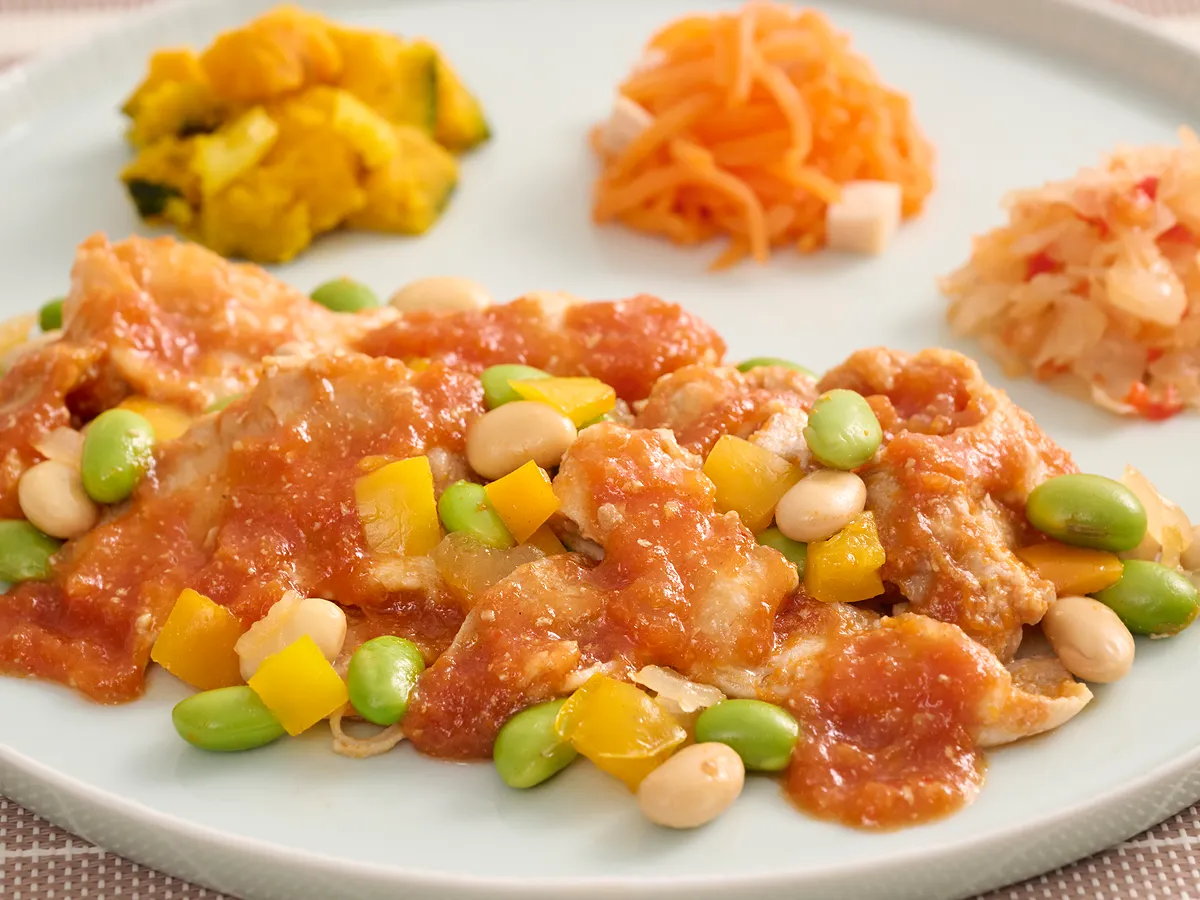 ポークチリビーンズ