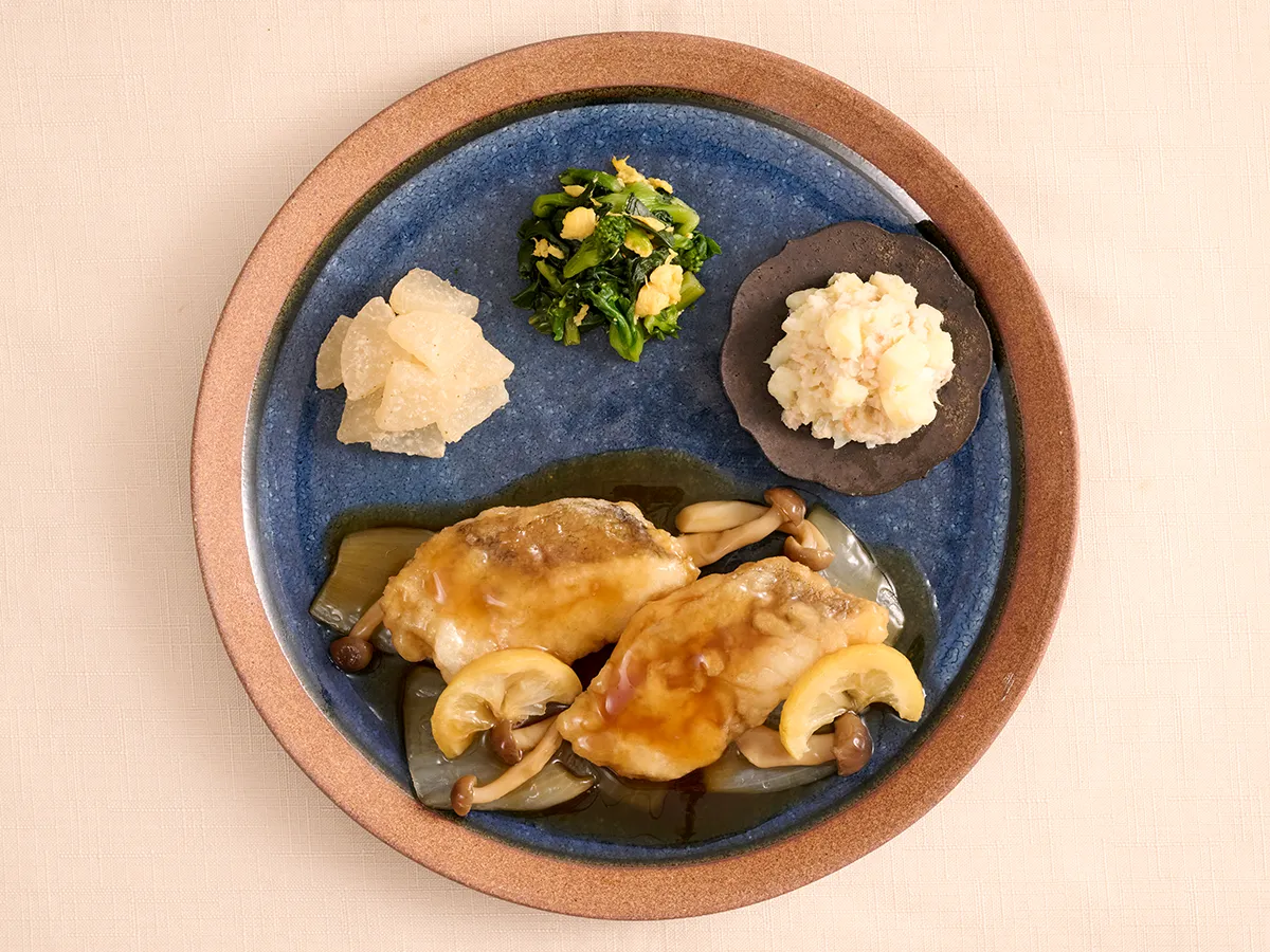 たらのレモンあん