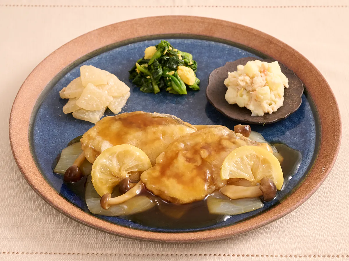 たらのレモンあん