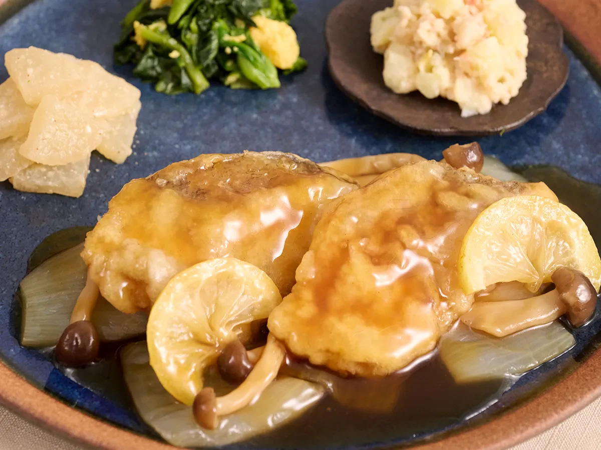 たらのレモンあん