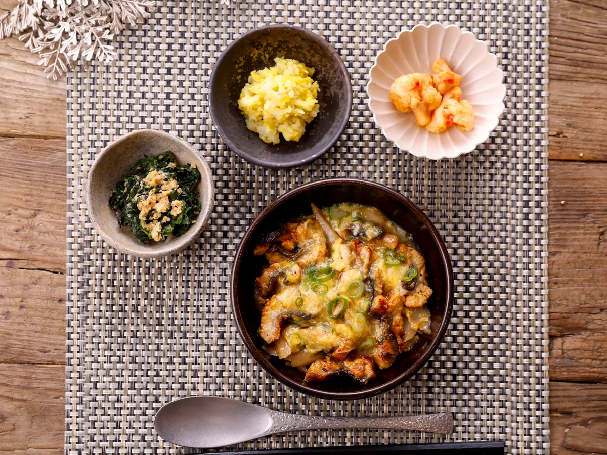 うなぎの京風柳川仕立て