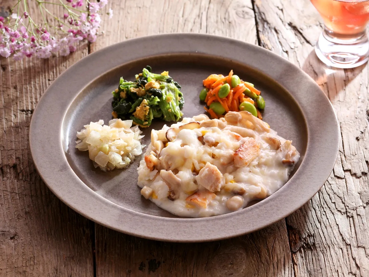 やさしいクリームリゾット