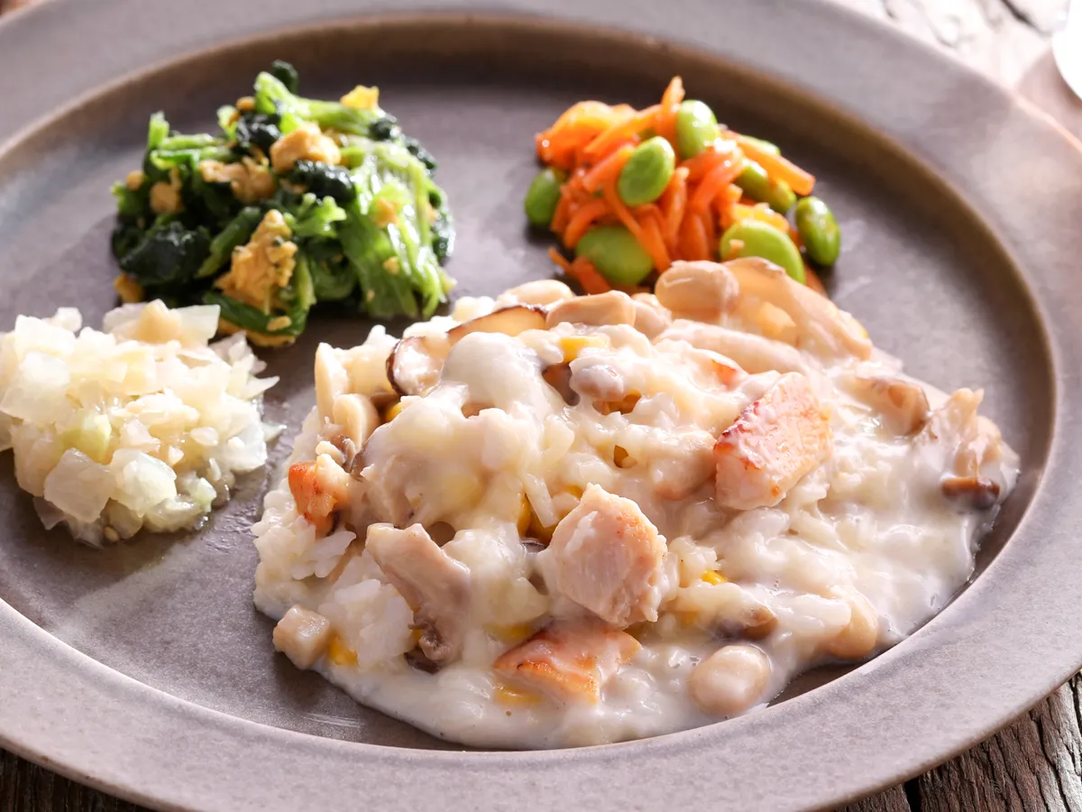 やさしいクリームリゾット