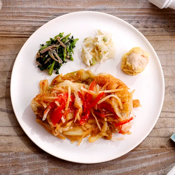 たらの甘酢チリソース