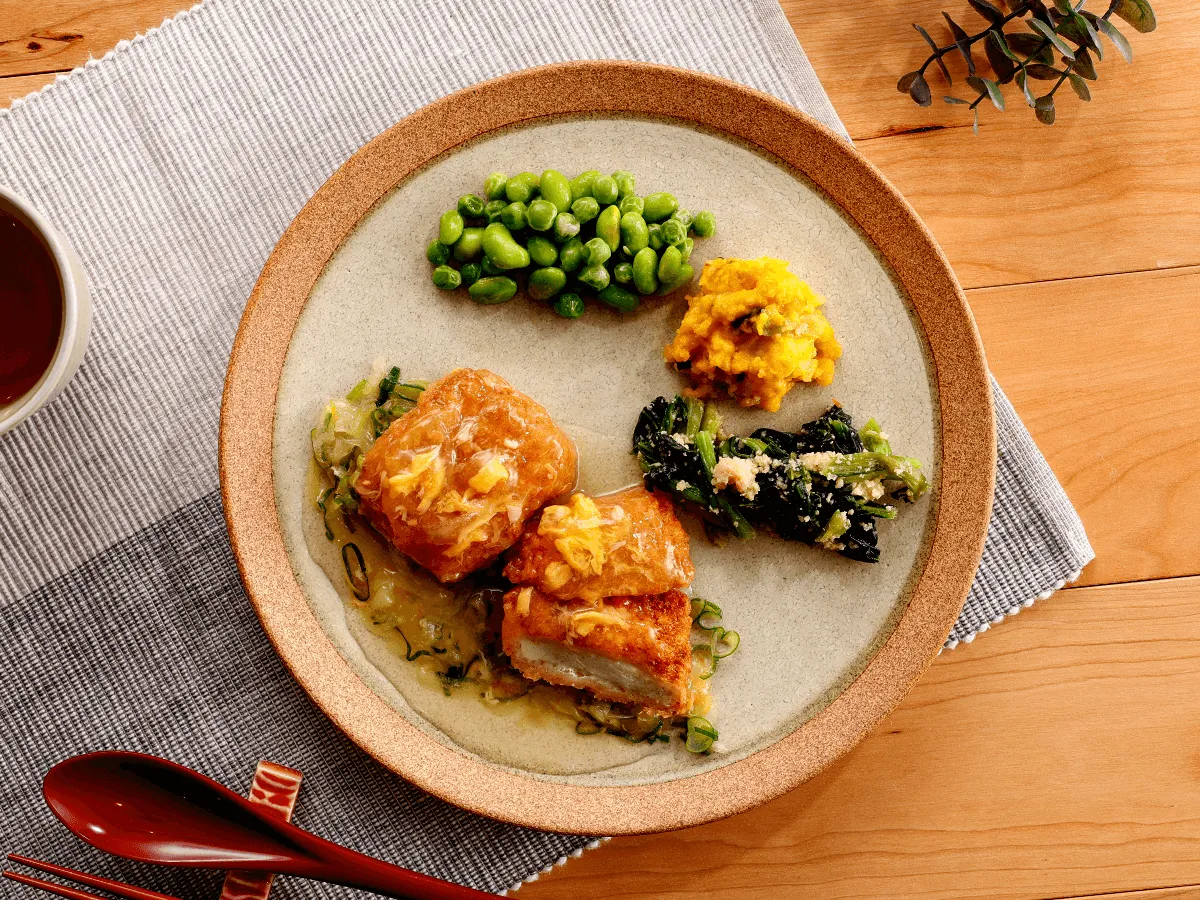 あんかけカツとじ