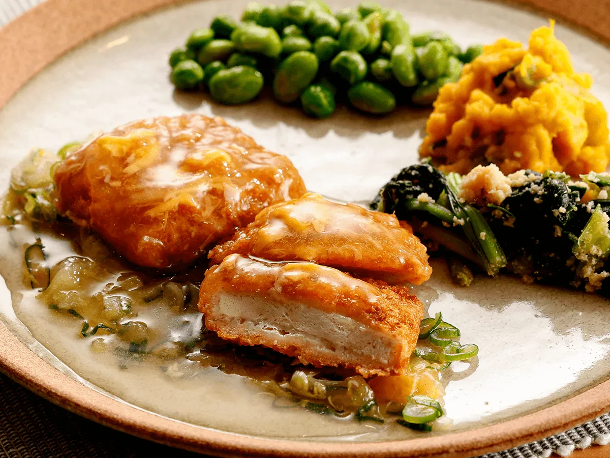 あんかけカツとじ