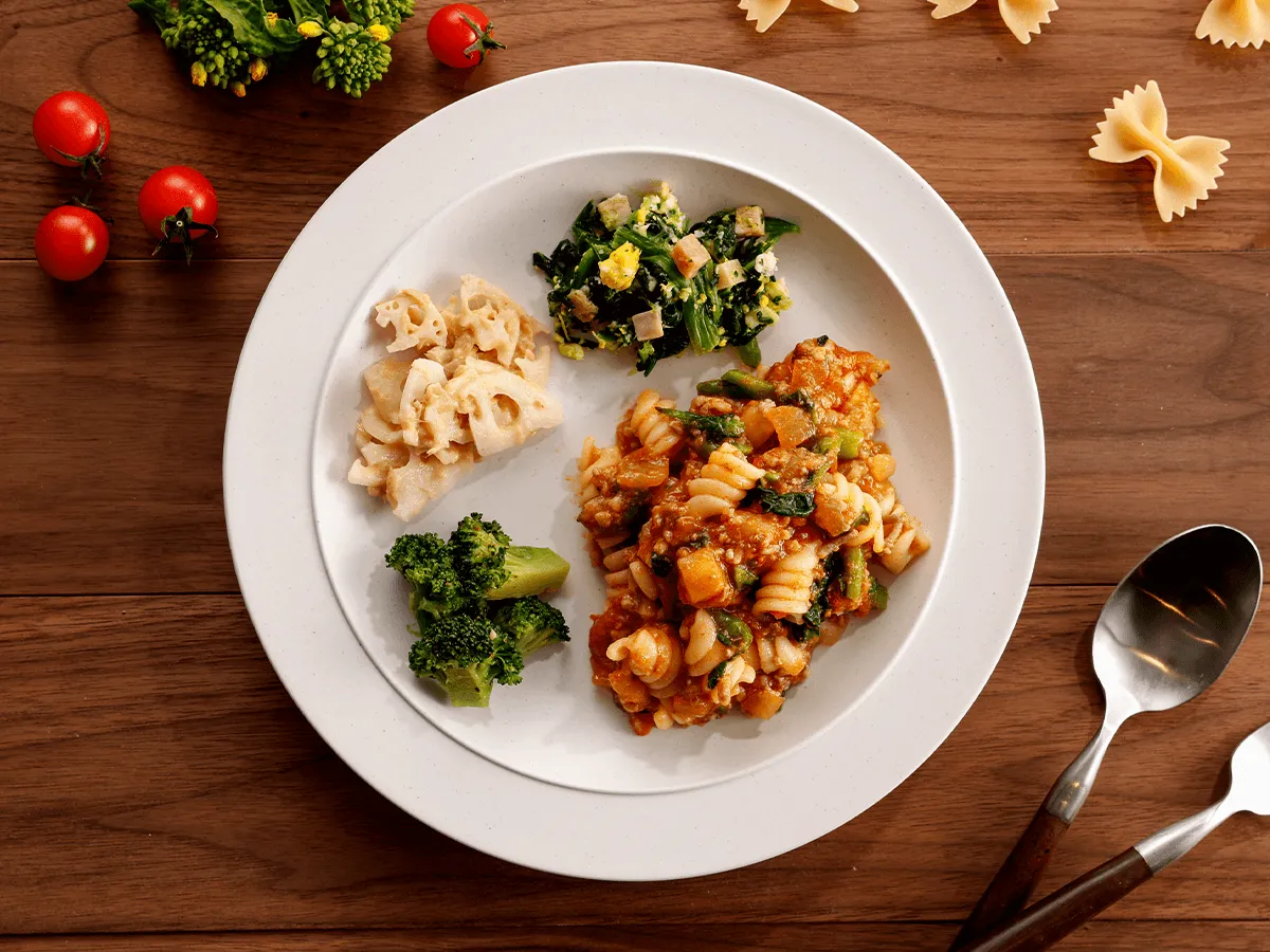 具沢山ボロネーゼのデリパスタ