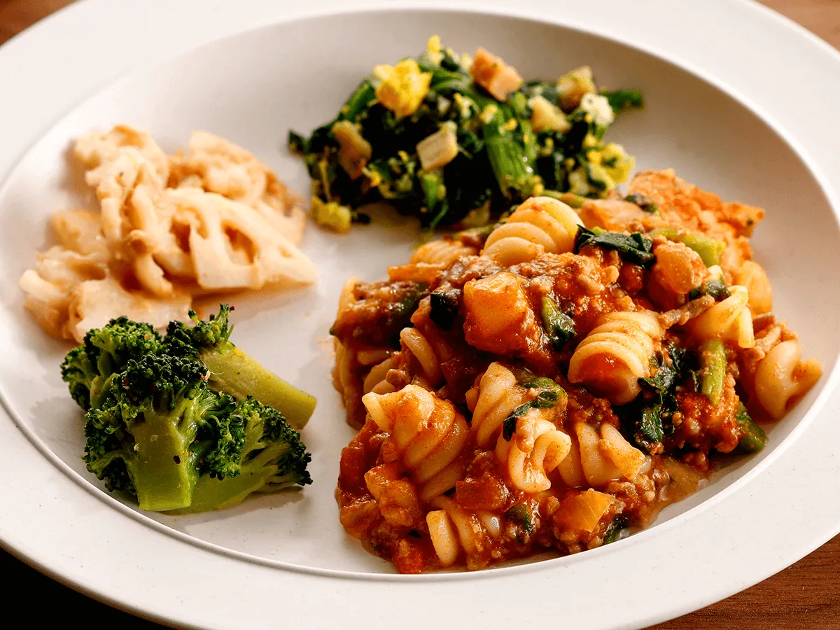 具沢山ボロネーゼのデリパスタ