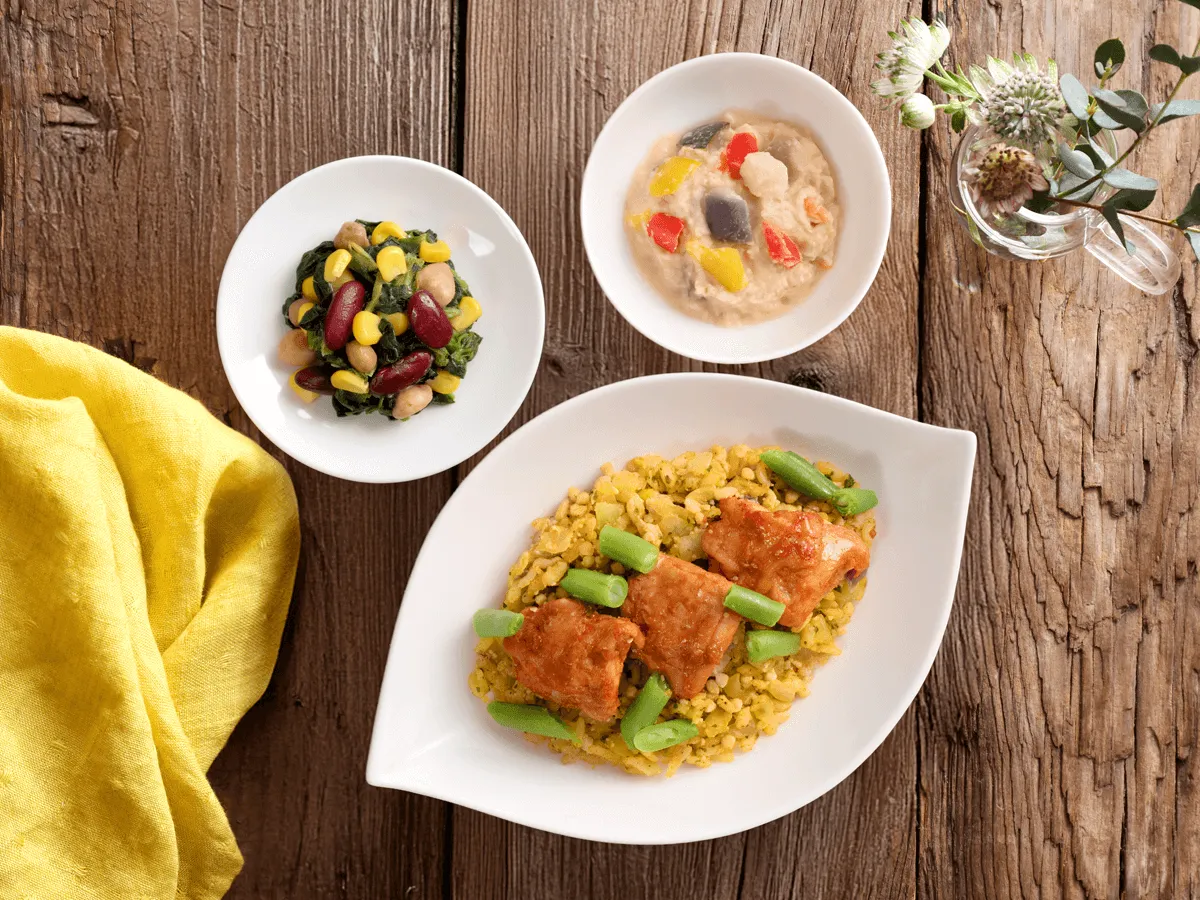 豪快チキンのビリヤニライス