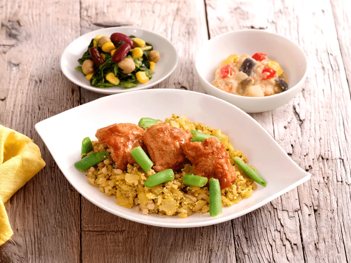 豪快チキンのビリヤニライス