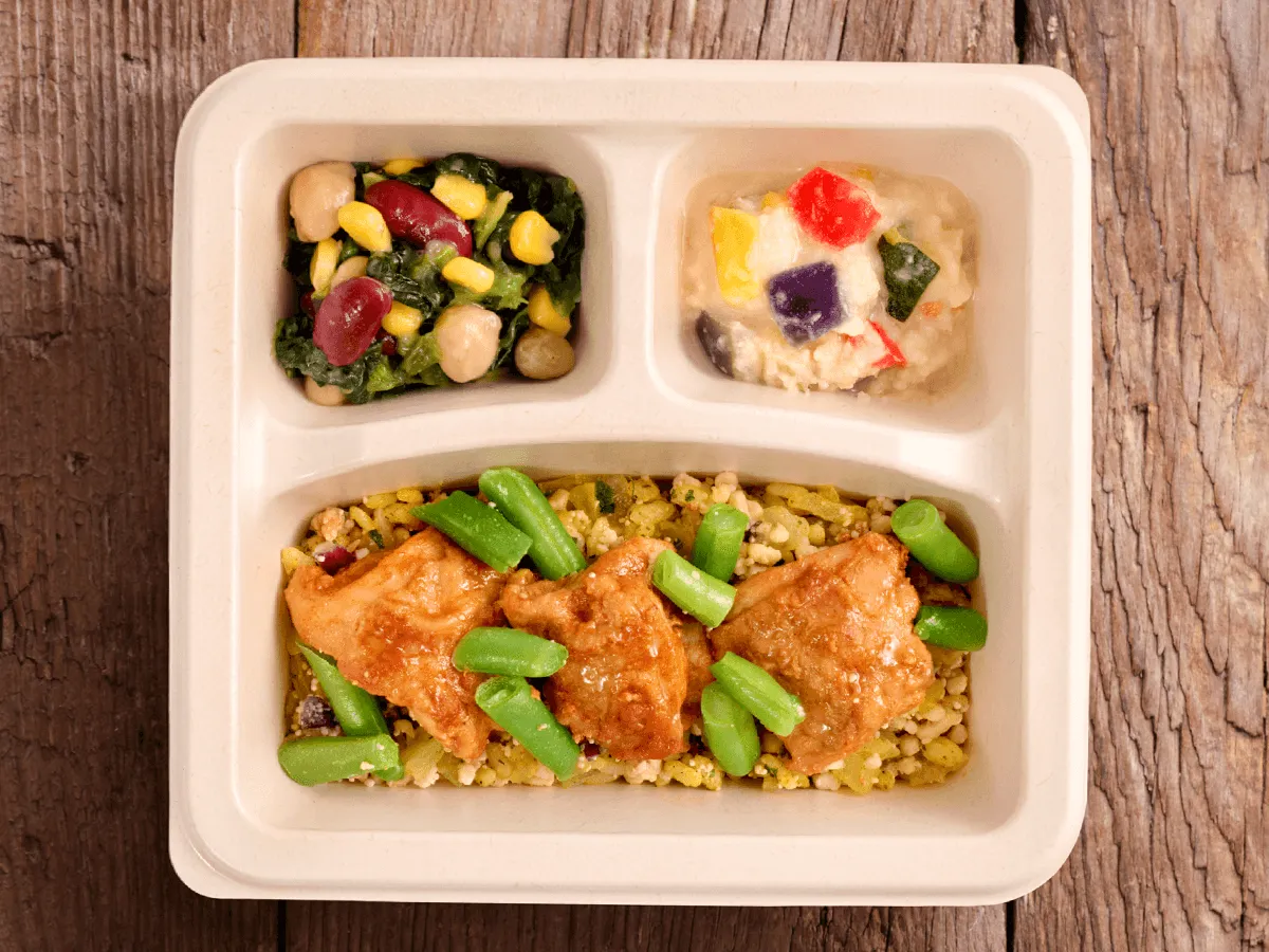 豪快チキンのビリヤニライス