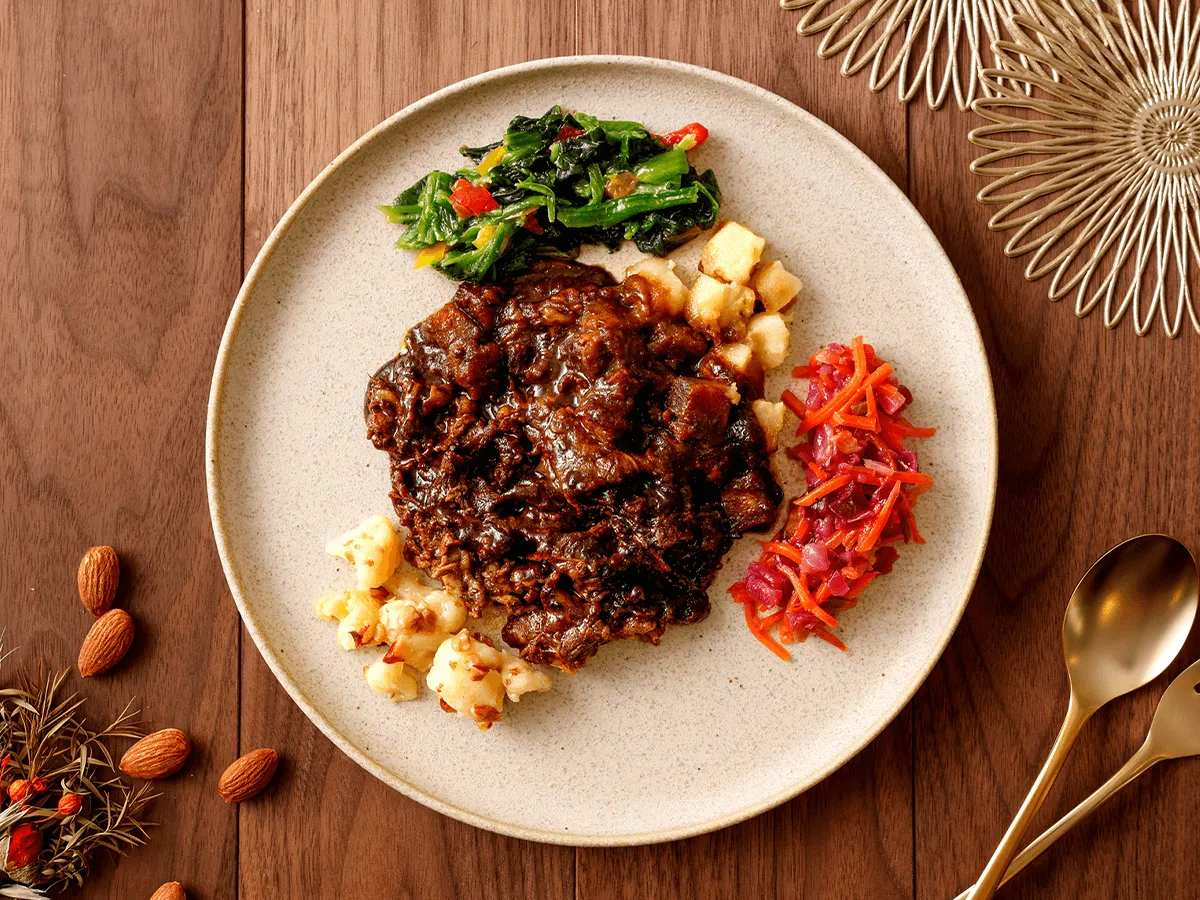 アンガスビーフのブラックカレー