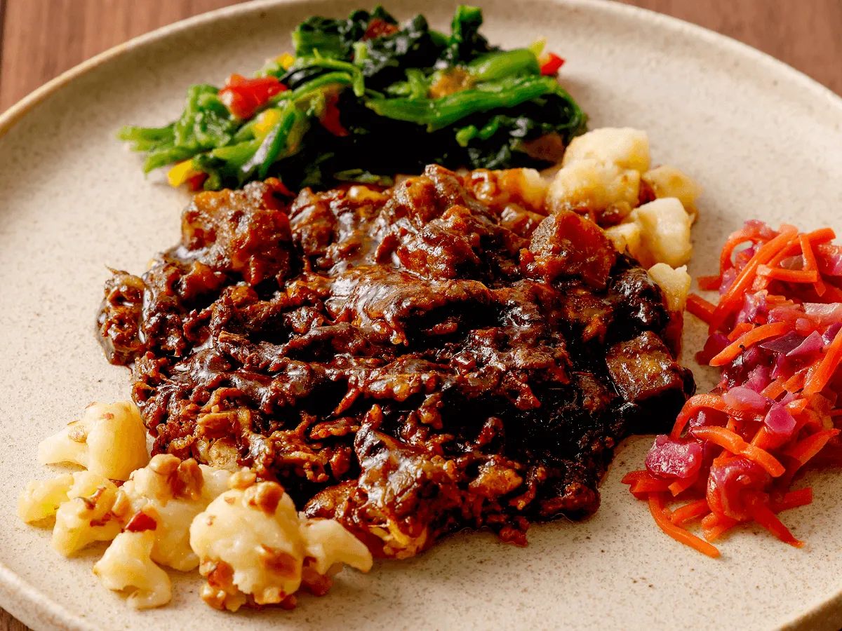 アンガスビーフのブラックカレー