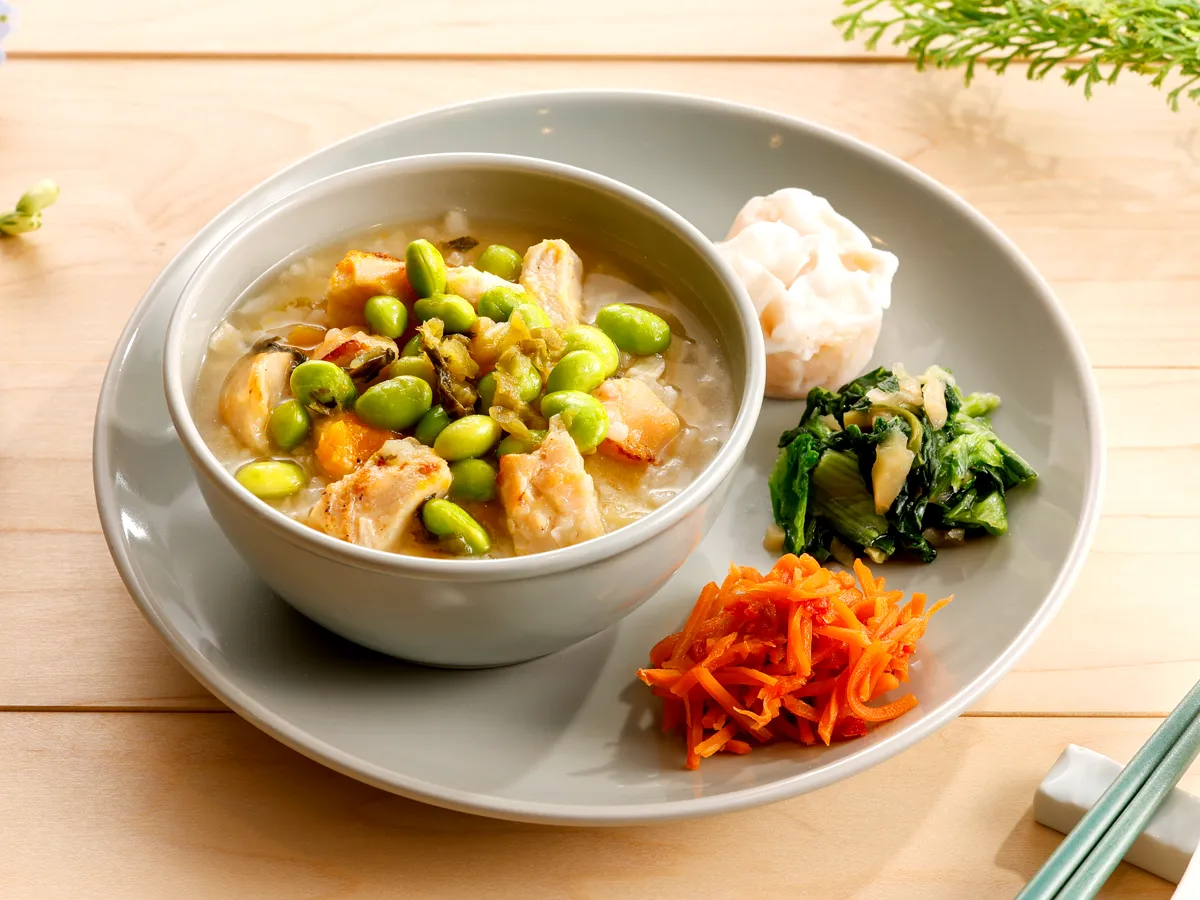 ほっこり鶏だし仕込みの中華粥