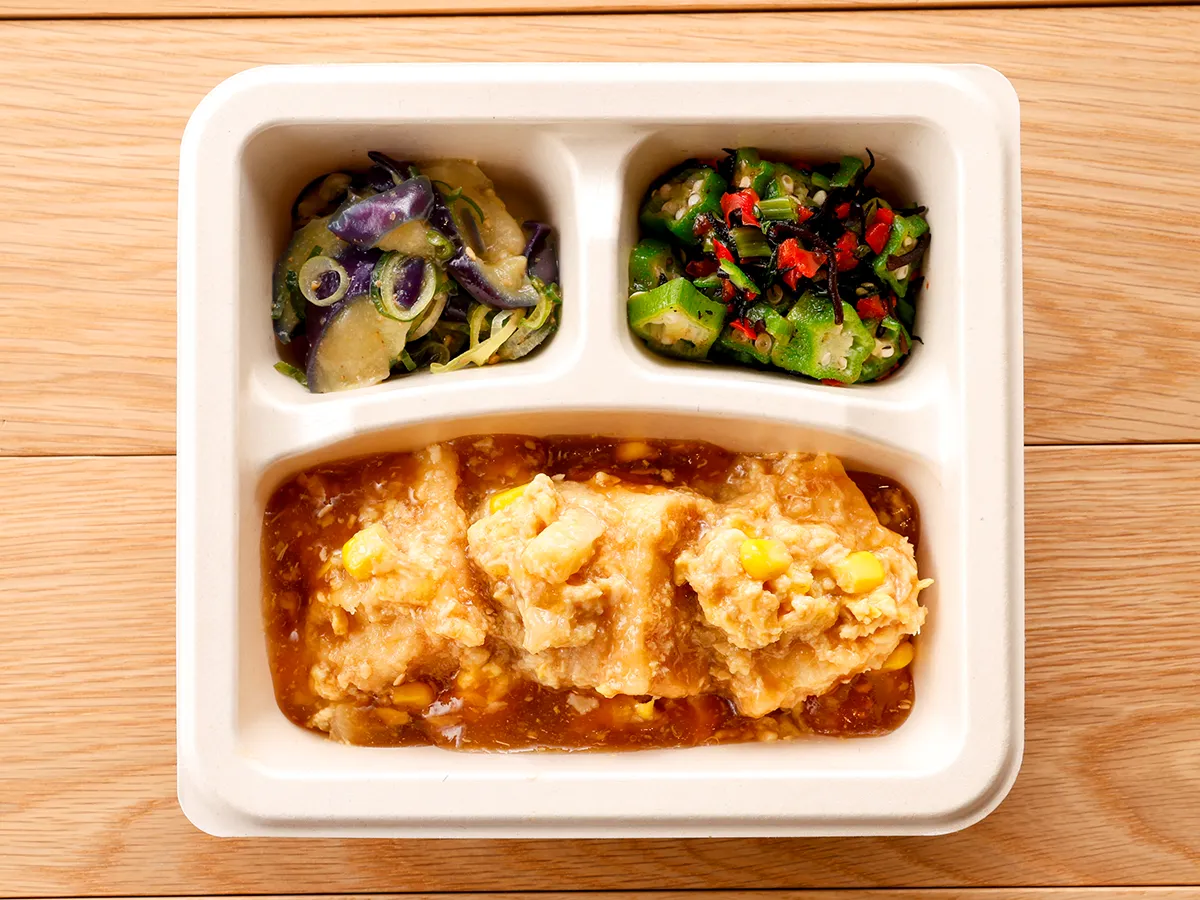 満腹御膳！具沢山そぼろの揚げ出し豆腐