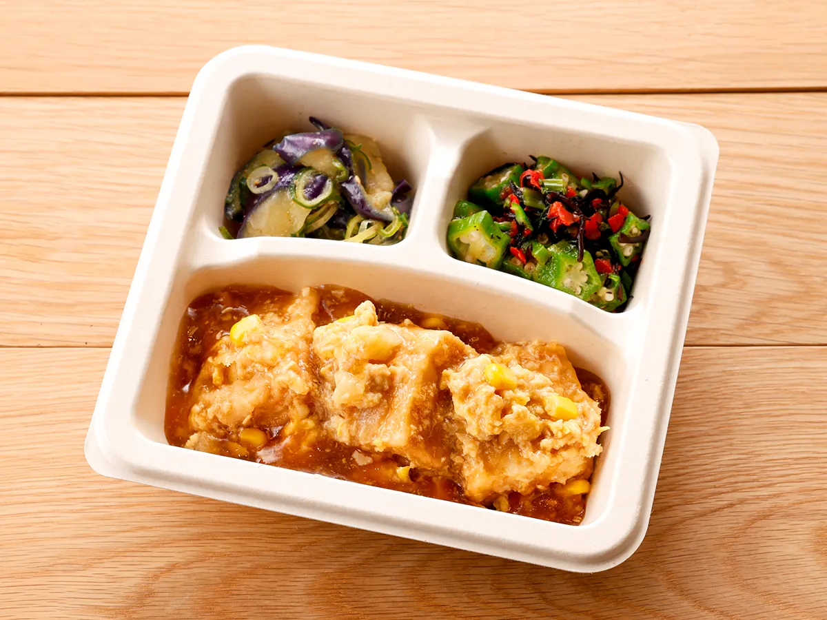 満腹御膳！具沢山そぼろの揚げ出し豆腐