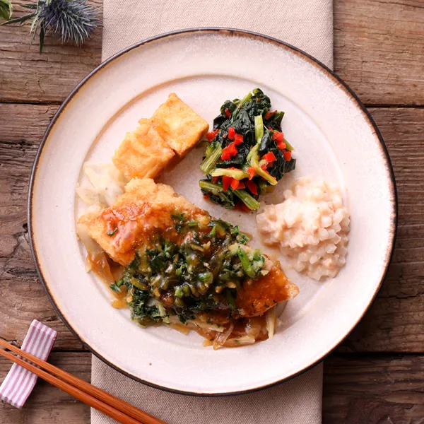 白身魚の生姜醤油