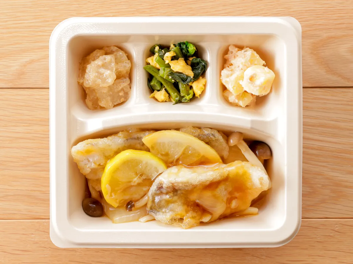 たらのレモンあん