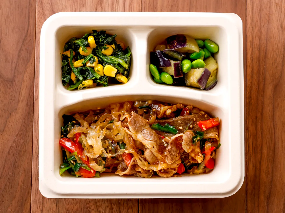 ごま香る旨辛だれの牛肉チャプチェ